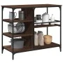 Oak brown engineered wood kitchen cart 100x45x89.5 cm by , Kitchen and dining carts - Ref: Foro24-842385, Price: 104,16 €, Di...