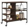 Oak brown engineered wood kitchen cart 100x45x89.5 cm by , Kitchen and dining carts - Ref: Foro24-842385, Price: 104,16 €, Di...
