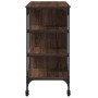Oak brown engineered wood kitchen cart 100x45x89.5 cm by , Kitchen and dining carts - Ref: Foro24-842385, Price: 105,63 €, Di...
