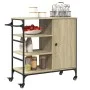Küchenwagen aus Sonoma-Holzwerkstoff, 87,5 x 38,5 x 84,5 cm von , Küchen- und Speisewagen - Ref: Foro24-842387, Preis: 106,78...