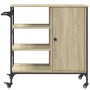 Küchenwagen aus Sonoma-Holzwerkstoff, 87,5 x 38,5 x 84,5 cm von , Küchen- und Speisewagen - Ref: Foro24-842387, Preis: 109,94...