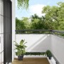 Balcony screen 100% polyester Oxford white 75x800 cm by , Umbrellas - Ref: Foro24-4000089, Price: 33,54 €, Discount: %
