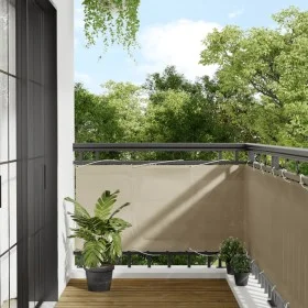 Balcony screen 100% polyester Oxford beige 75x700 cm by , Umbrellas - Ref: Foro24-4000172, Price: 29,95 €, Discount: %