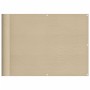 Balkonschirm 100 % Polyester Oxford beige 75x700 cm von , Sonnenschirme - Ref: Foro24-4000172, Preis: 28,96 €, Rabatt: %