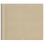 Balkonschirm 100 % Polyester Oxford beige 90x700 cm von , Sonnenschirme - Ref: Foro24-4000179, Preis: 35,94 €, Rabatt: %