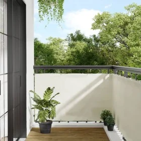 Balcony screen 100% polyester Oxford cream 90x800 cm by , Umbrellas - Ref: Foro24-4000201, Price: 30,88 €, Discount: %