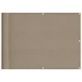 Balcony screen 100% polyester Oxford taupe 75x800 cm by , Umbrellas - Ref: Foro24-4000236, Price: 30,10 €, Discount: %