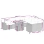 Garden sofa set 10 pieces with black synthetic rattan cushions by , Garden sets - Ref: Foro24-3272791, Price: 714,78 €, Disco...