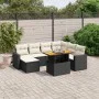 Set de sofás de jardín 8 piezas y cojines ratán sintético negro de , Conjuntos de jardín - Ref: Foro24-3275604, Precio: 500,8...
