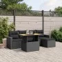6-piece garden sofa set and black synthetic rattan cushions by , Garden sets - Ref: Foro24-3275582, Price: 400,12 €, Discount: %