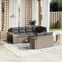 11-teiliges Gartensofa-Set und graue synthetische Rattankissen von , Gartensets - Ref: Foro24-3228910, Preis: 589,43 €, Rabat...