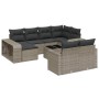 Set de sofás de jardín 11 pzas y cojines ratán sintético gris de , Conjuntos de jardín - Ref: Foro24-3228910, Precio: 578,22 ...