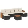 Set de sofás de jardín 8 piezas y cojines ratán sintético negro de , Conjuntos de jardín - Ref: Foro24-3227918, Precio: 416,3...