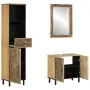 3-teiliges Badezimmermöbel-Set aus massivem Mangoholz von , Badezimmermöbel - Ref: Foro24-3206314, Preis: 387,61 €, Rabatt: %
