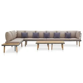 8 seater garden furniture set with solid acacia wood cushions by vidaXL, Garden sets - Ref: Foro24-46484, Price: 725,72 €, Di...