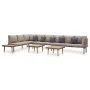 8 seater garden furniture set with solid acacia wood cushions by vidaXL, Garden sets - Ref: Foro24-46484, Price: 726,70 €, Di...