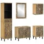 5-piece bathroom furniture set solid mango wood by , Bathroom furniture - Ref: Foro24-3206316, Price: 592,69 €, Discount: %