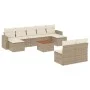 Garden sofa set with beige cushions 10 pieces synthetic rattan by , Garden sets - Ref: Foro24-3256653, Price: 633,50 €, Disco...