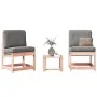 Garden furniture set 3 pieces solid wood Douglas fir by , Garden chairs - Ref: Foro24-832623, Price: 90,16 €, Discount: %