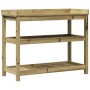 Plantagentisch mit imprägnierten Holzregalen 108x45x86,5 cm von , Topfständer - Ref: Foro24-832441, Preis: 161,32 €, Rabatt: %