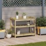 Plantagentisch mit imprägnierten Holzregalen 108x45x86,5 cm von , Topfständer - Ref: Foro24-832441, Preis: 161,32 €, Rabatt: %