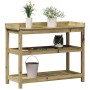 Plantagentisch mit imprägnierten Holzregalen 108x45x86,5 cm von , Topfständer - Ref: Foro24-832441, Preis: 161,32 €, Rabatt: %