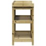 Plantagentisch mit imprägnierten Holzregalen 108x45x86,5 cm von , Topfständer - Ref: Foro24-832441, Preis: 161,32 €, Rabatt: %