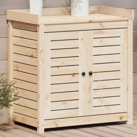 Planting table with pine wood shelves 82.5x50x86.5 cm by , Pot stands - Ref: Foro24-832417, Price: 152,82 €, Discount: %