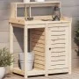 Planting table with pine wood shelves 82.5x50x109.5 cm by , Pot stands - Ref: Foro24-832422, Price: 138,91 €, Discount: %