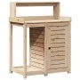 Planting table with pine wood shelves 82.5x50x109.5 cm by , Pot stands - Ref: Foro24-832422, Price: 138,91 €, Discount: %