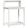 Plantation table with white pine wood shelves 82.5x50x109.5cm by , Pot stands - Ref: Foro24-832408, Price: 74,66 €, Discount: %