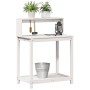 Plantagentisch mit Regalen aus weißem Kiefernholz, 82,5 x 50 x 109,5 cm von , Topfständer - Ref: Foro24-832408, Preis: 75,35 ...