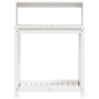 Mesa plantación con estantes madera pino blanco 82,5x50x109,5cm de , Soportes para macetas - Ref: Foro24-832408, Precio: 75,3...