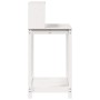 Mesa plantación con estantes madera pino blanco 82,5x50x109,5cm de , Soportes para macetas - Ref: Foro24-832408, Precio: 75,3...