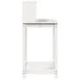 Plantation table with white pine wood shelves 82.5x50x109.5cm by , Pot stands - Ref: Foro24-832408, Price: 74,66 €, Discount: %