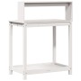 Mesa plantación con estantes madera pino blanco 82,5x50x109,5cm de , Soportes para macetas - Ref: Foro24-832408, Precio: 75,3...