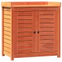 Plantagentisch mit Regalen aus braunem Kiefernholz, 82,5 x 50 x 86,5 cm von , Topfständer - Ref: Foro24-844635, Preis: 151,84...