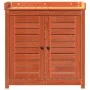Plantagentisch mit Regalen aus braunem Kiefernholz, 82,5 x 50 x 86,5 cm von , Topfständer - Ref: Foro24-844635, Preis: 150,23...