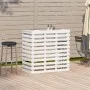 Mesa alta de bar de jardín madera pino blanco 113,5x50x103 cm de , Mesas de jardín - Ref: Foro24-832531, Precio: 162,36 €, De...