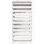 Mesa alta de bar de jardín madera pino blanco 113,5x50x103 cm de , Mesas de jardín - Ref: Foro24-832531, Precio: 170,36 €