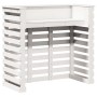 Hoher Garten-Bartisch aus weißem Kiefernholz, 113,5 x 50 x 103 cm von , Gartentische - Ref: Foro24-832531, Preis: 170,36 €, R...