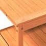 Mesa plantación con estantes madera pino marrón 82,5x45x81 cm de , Soportes para macetas - Ref: Foro24-844637, Precio: 137,36...