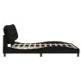 Estructura de cama con luces LED tela negro 180x200 cm de , Camas y somieres - Ref: Foro24-3213720, Precio: 257,78 €, Descuen...