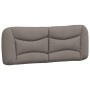 Bed frame with LED lights taupe gray fabric 140x200 cm by , Beds and slatted bases - Ref: Foro24-3213708, Price: 245,25 €, Di...