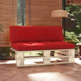 Central sofa made of pallets for impregnated pine wood garden by , Modular outdoor sofas - Ref: Foro24-3066535, Price: 116,39...