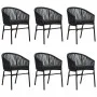 7-piece black garden dining set by , Garden sets - Ref: Foro24-3099243, Price: 768,46 €, Discount: %