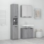 3-teiliges Badezimmermöbelset aus grauem Sonoma-Sperrholz von , Badezimmermöbel - Ref: Foro24-3115882, Preis: 205,47 €, Rabat...