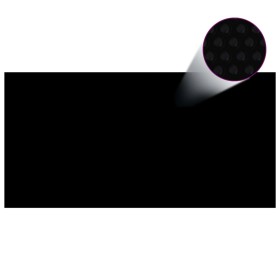 Black PE pool cover 732x366 cm by , Pool covers - Ref: Foro24-92166, Price: 84,14 €, Discount: %