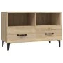 Mueble para TV madera contrachapada roble ahumado 80x36x50 cm de , Muebles TV - Ref: Foro24-812594, Precio: 64,72 €, Descuent...