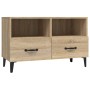 TV-Schrank aus geräuchertem Eichensperrholz, 80 x 36 x 50 cm von , TV-Möbel - Ref: Foro24-812594, Preis: 65,57 €, Rabatt: %
